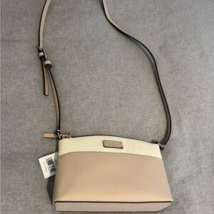 Kate Spade Cream and Tan Crossbody Bag